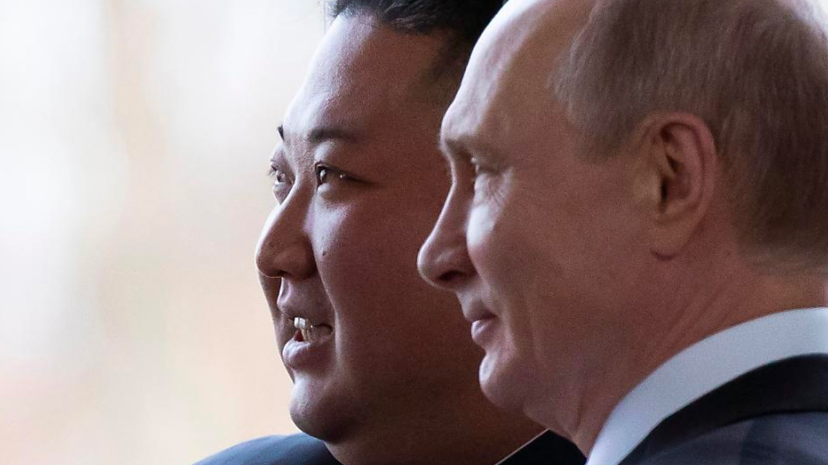 kim-putin La Russia potrebbe usare operai nordcoreani per ricostruire Luhansk e Donetsk