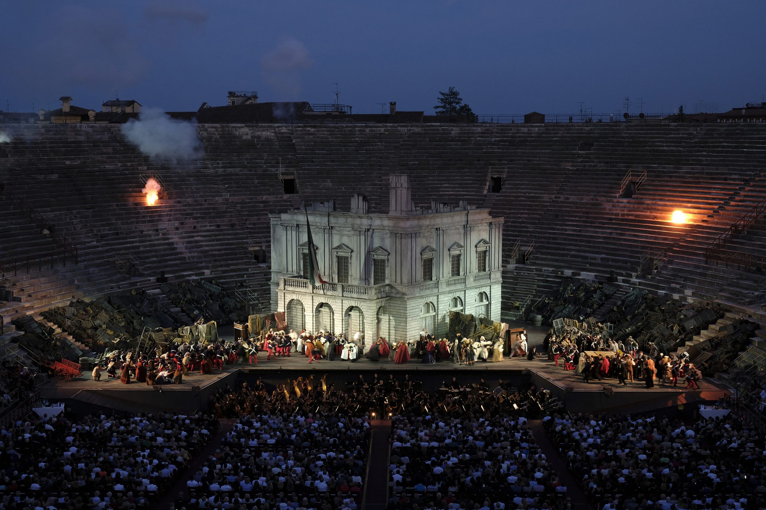 "Il Nabucco di Verdi" in onda stasera alle 21.20 su Rai 3 dall'Arena di Verona