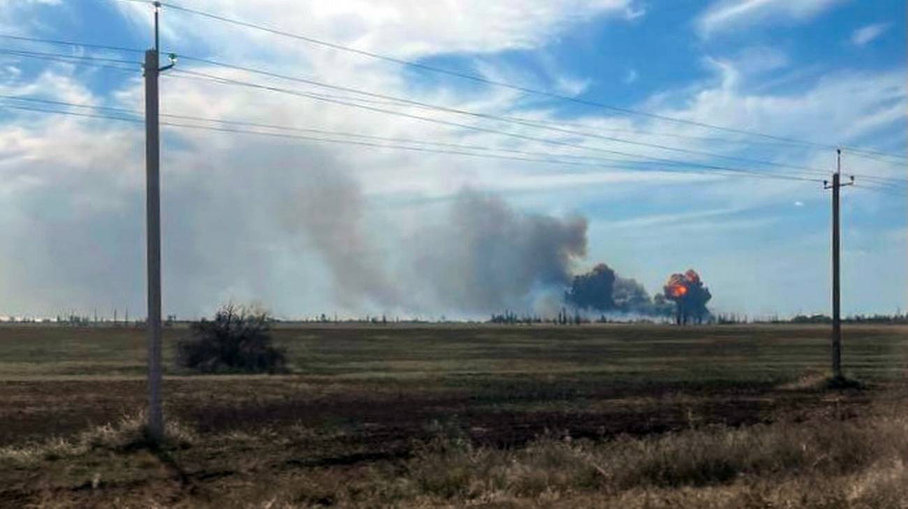Ucraina, esplode un deposito di munizioni in Crimea: due civili feriti