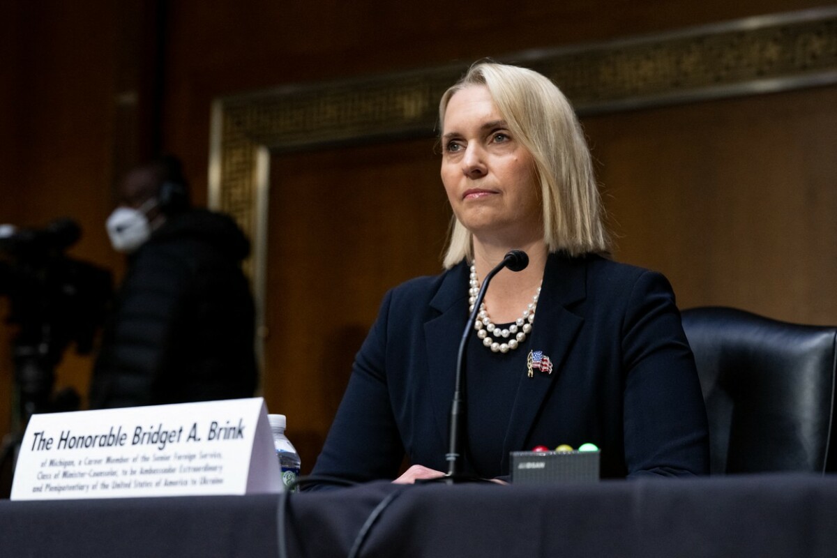 bridget-brink L'ambasciatrice Usa in Ucraina: "L'annuncio di Putin è un segnale di debolezza di Mosca"