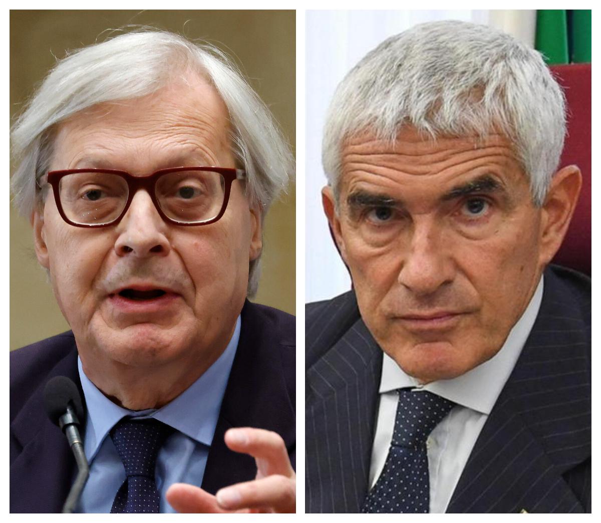 Sgarbi provoca Casini: "Noi due candidati contro a Bologna. Vincerò facile contro una statua"