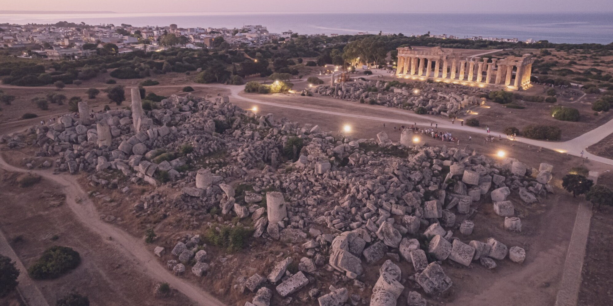 Selinunte: al via la ricostruzione di tre colonne del Tempio G