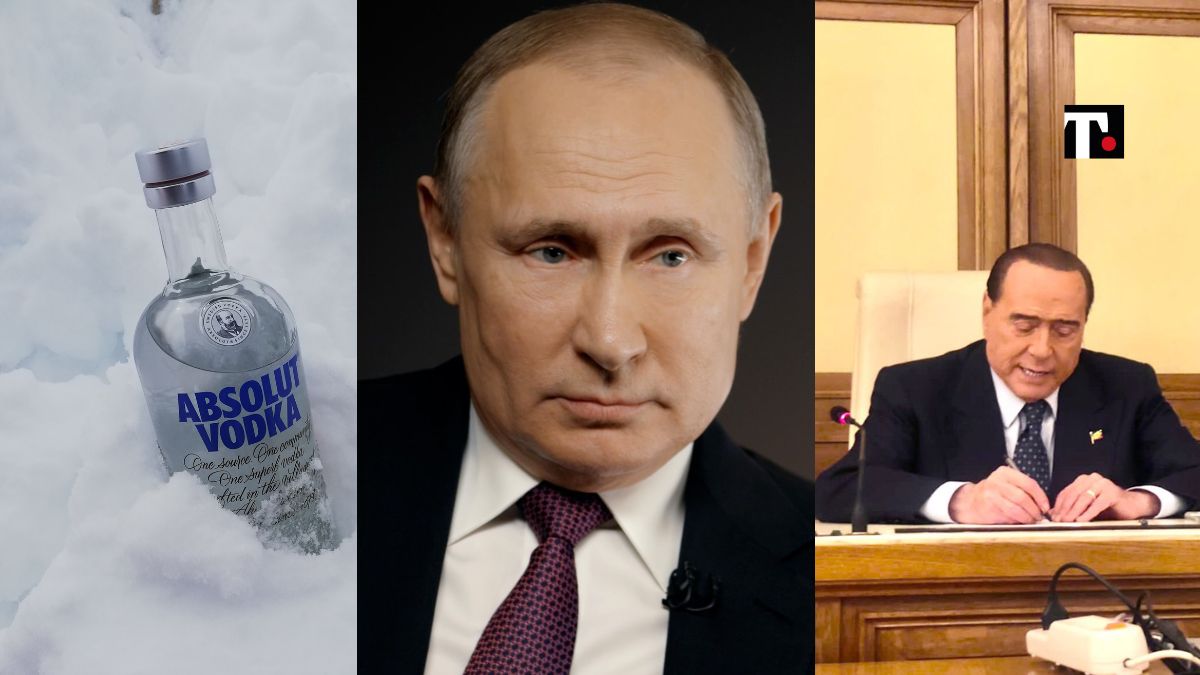 Alla fine la Ue ha vietato l'importazione di vodka (sono rimaste solo le 20 bottiglie donate da Putin a Berlusconi...)