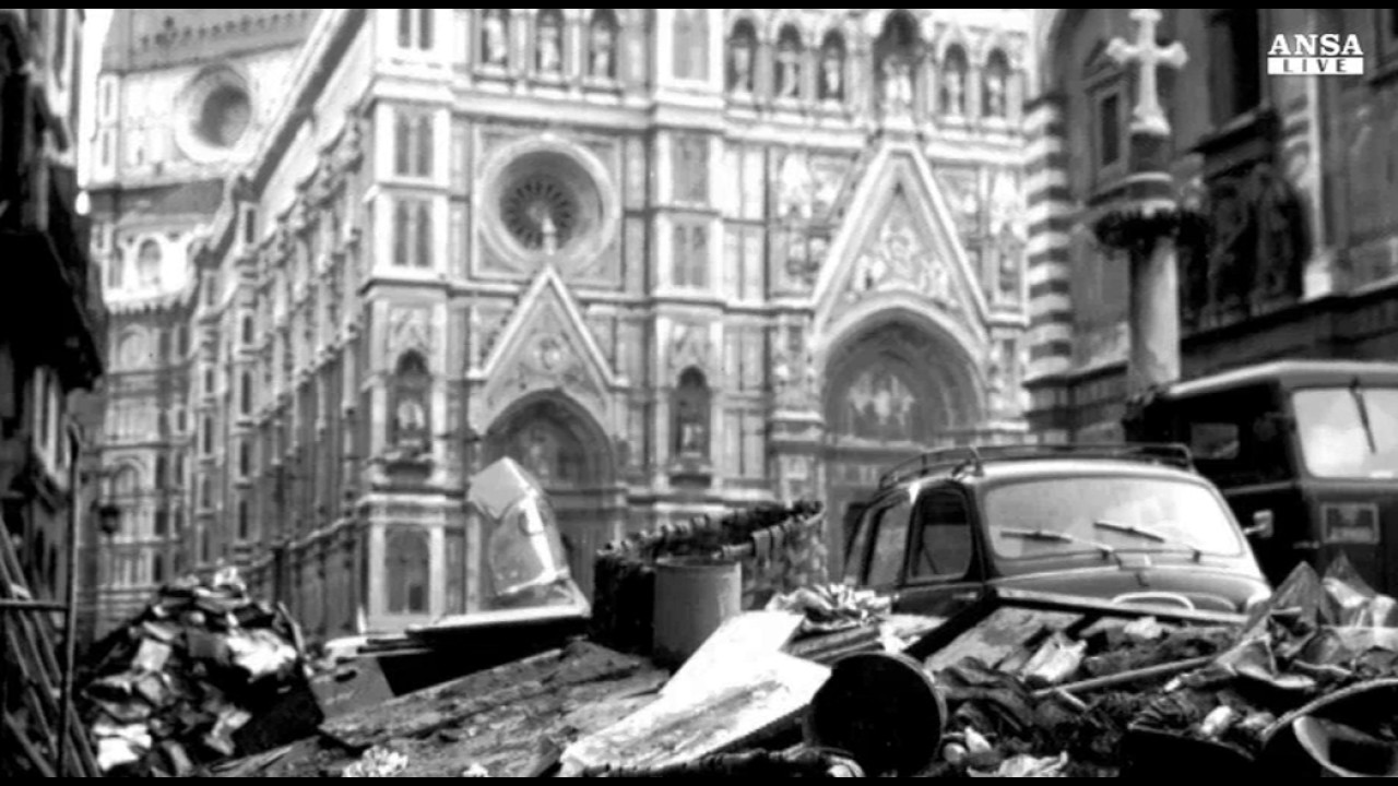 4 novembre 1966, Nardella sull'alluvione di Firenze: "Non dimentichiamo gli Angeli del Fango"