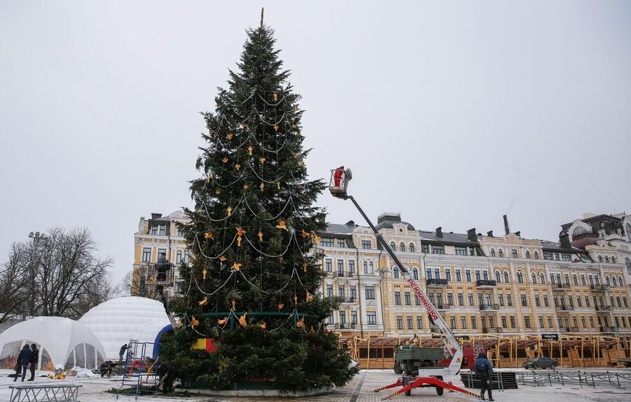 A Kiev quest'anno niente albero di Natale