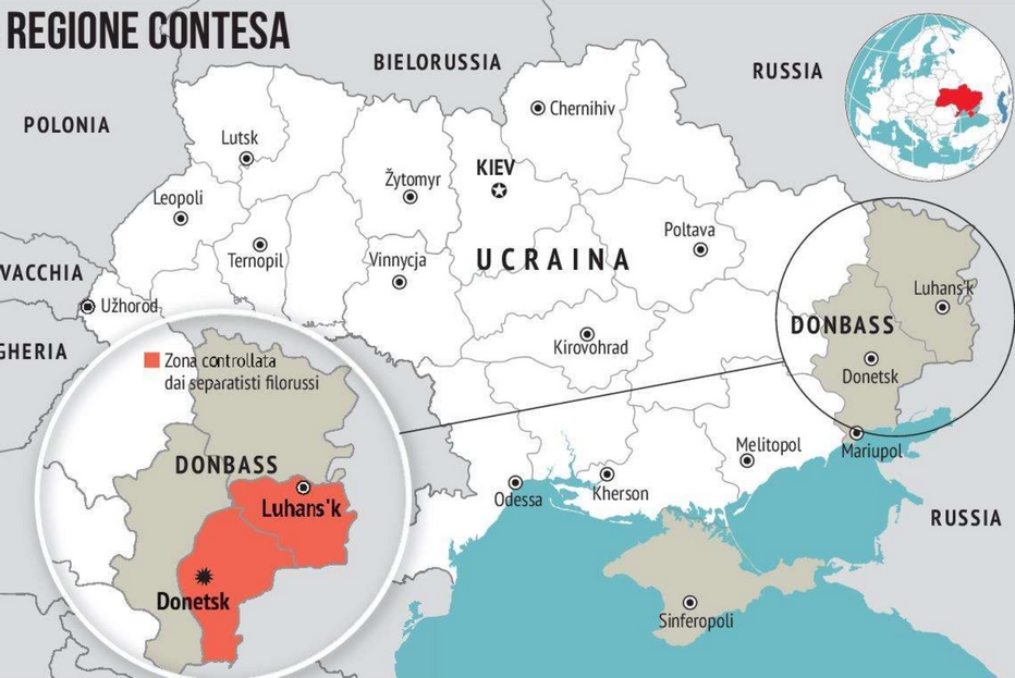La fantapolitica estera del Cremlino: "La Russia mira a porre fine alle ostilità nel Donbass dal 2014"