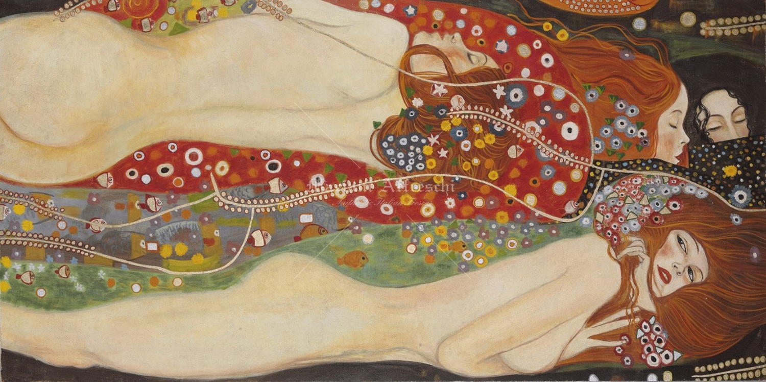 Klimt: esposto, per la prima volta dopo sessant'anni,"Serpenti d'acqua II"