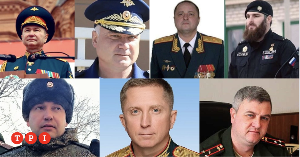 L'Intelligence giapponese: 20 generali russi uccisi dall'inizio della guerra