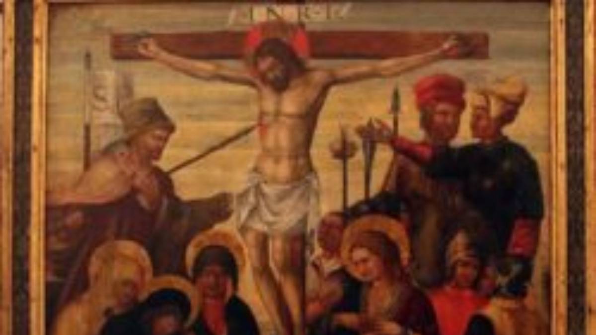 stendardo (1) Le Scuderie del Quirinale restaurano lo stendardo di Antonio Alberti