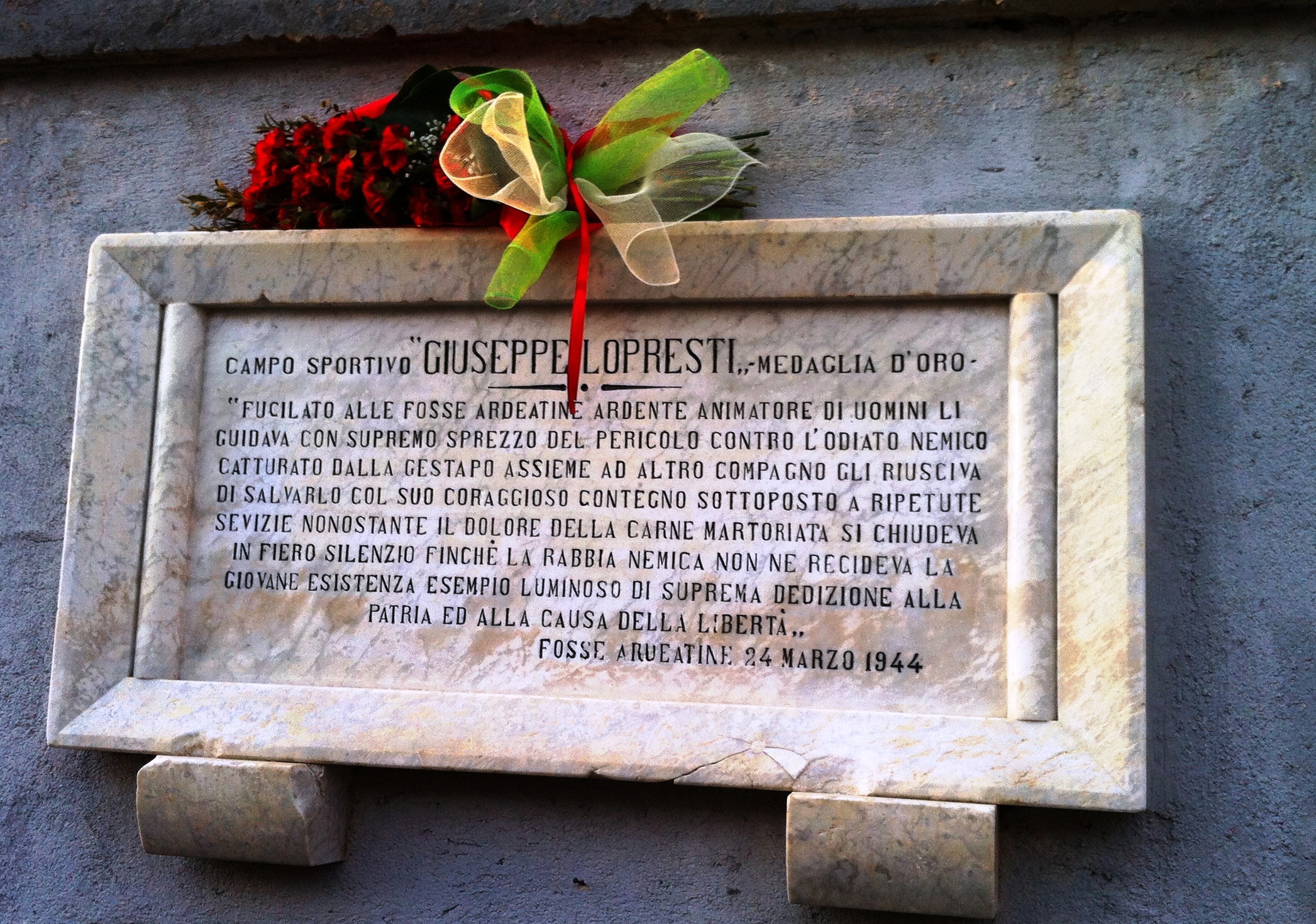 Giuseppe Lopresti, il partigiano silenzioso martire alle Fosse Ardeatine