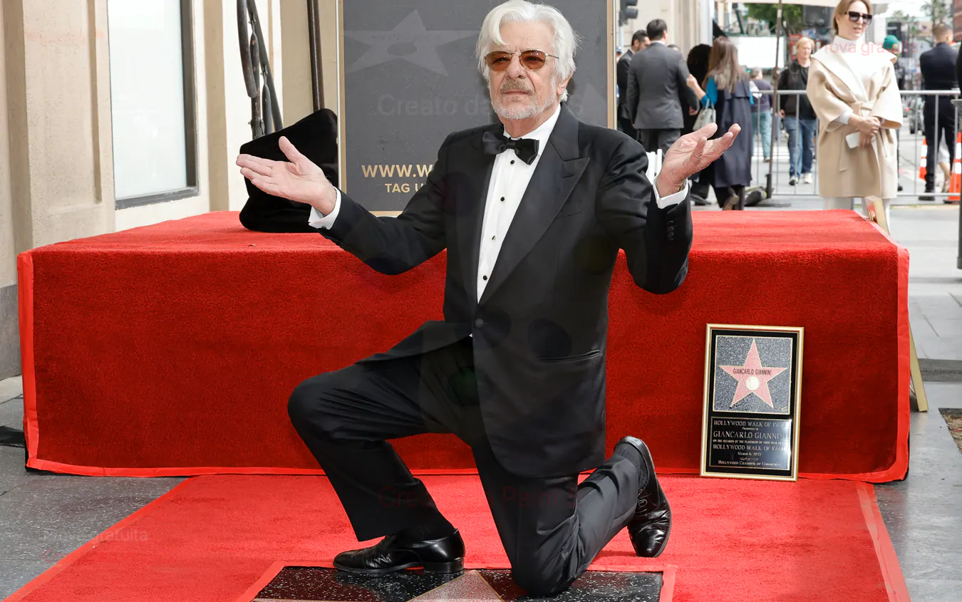 Giancarlo Giannini ha una stella sulla Walk of Fame: "Sono felice e intimidito..."