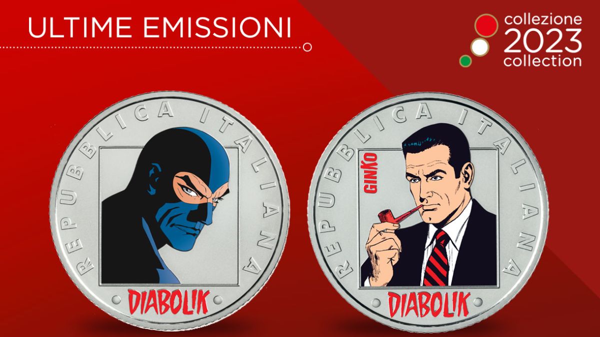 Arrivano le monete di Diabolik: una perla per i collezionisti di numismatica e fumetti