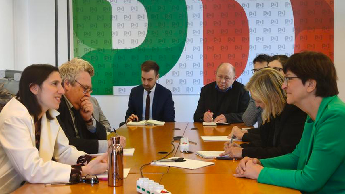 Schlein incontra la co-presidente Spd Esken: "Grandi transizioni da affrontare insieme"