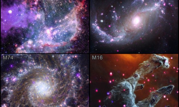 Chandra e Webb uniscono le forze Infrarosse e raggi X per una visione del cosmo