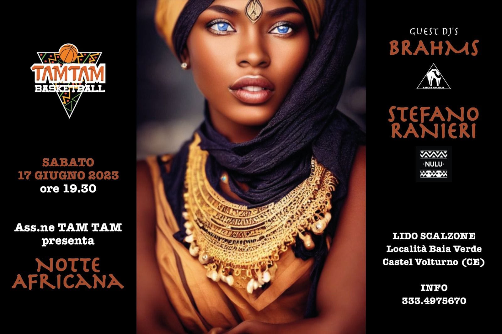 Tam Tam Basketball, sabato 17 giugno la "Notte Africana": ecco gli ospiti e gli appuntamenti