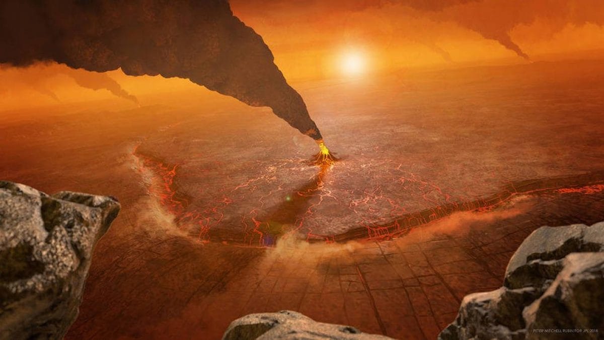 Antiche collisioni potrebbero spiegare il vulcanismo misterioso di Venere
