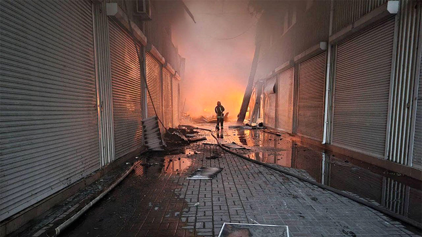 Kiev: "60.000 tonnellate di grano destinato all'esportazione distrutte a Odessa"