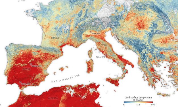 Ondata di caldo record: i satelliti monitorano le temperature estreme in Europa