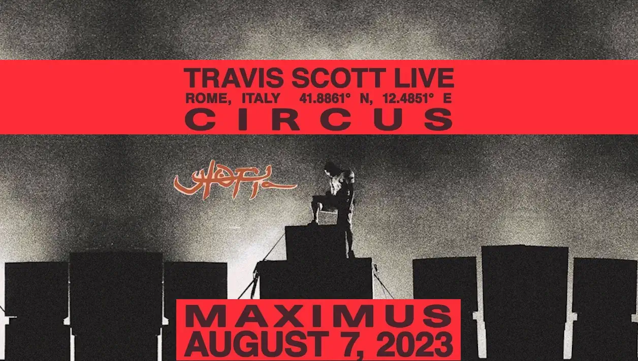Travis Scott il 7 agosto al Circo Massimo: il clamoroso annuncio fa impazzire i fan del rapper