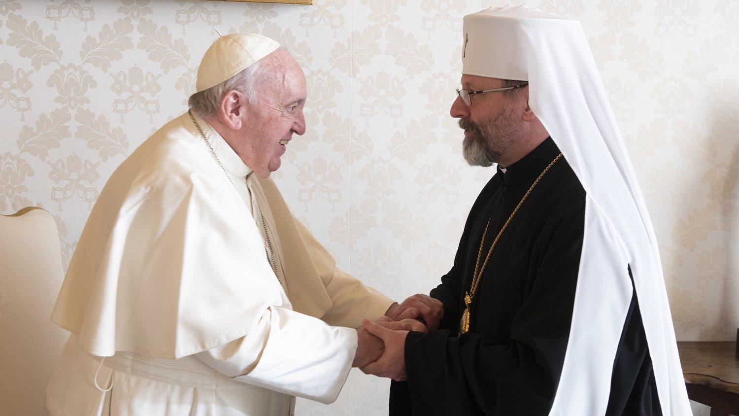 Il capo della Chiesa greco-cattolica ucraina: "Dal Papa per condividere il nostro dolore" 