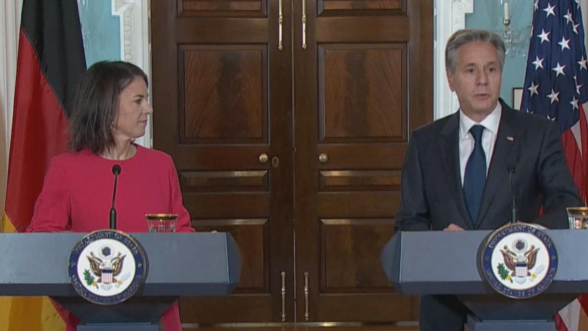 Blinken attacca Putin: "Voleva cancellare l'Ucraina dalla mappa ma ha fallito" Blinken attacca Putin: "Voleva cancellare l'Ucraina dalla mappa ma ha fallito"