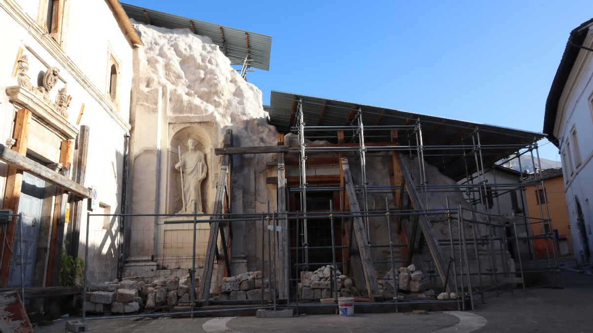 Norcia dal terremoto del 2016: San Benedetto procede, ferme le altre chiese. Le foto