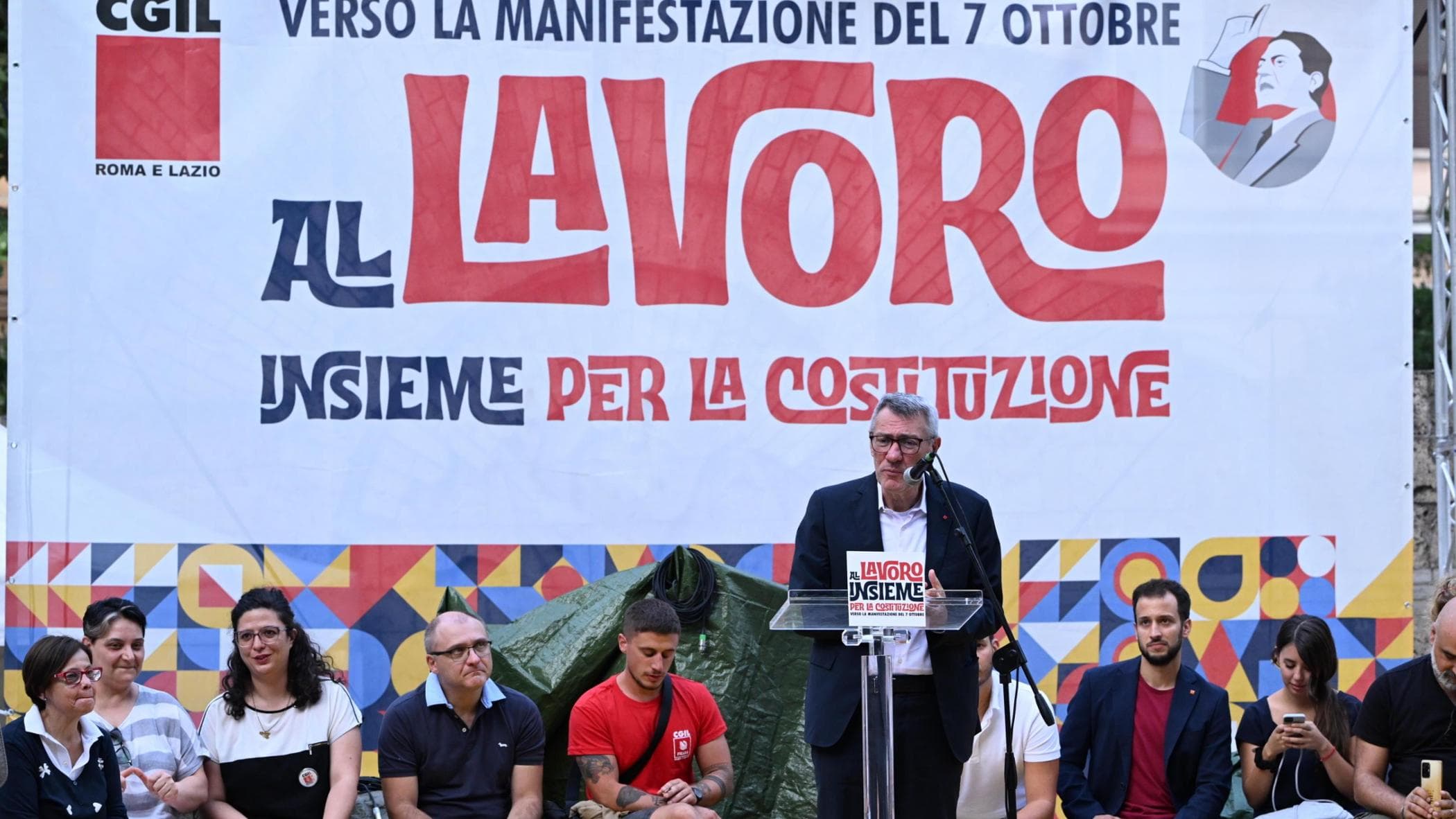 Cgil, Roma attraversata da due onde rosse contro le politiche anti-popolari del governo Meloni