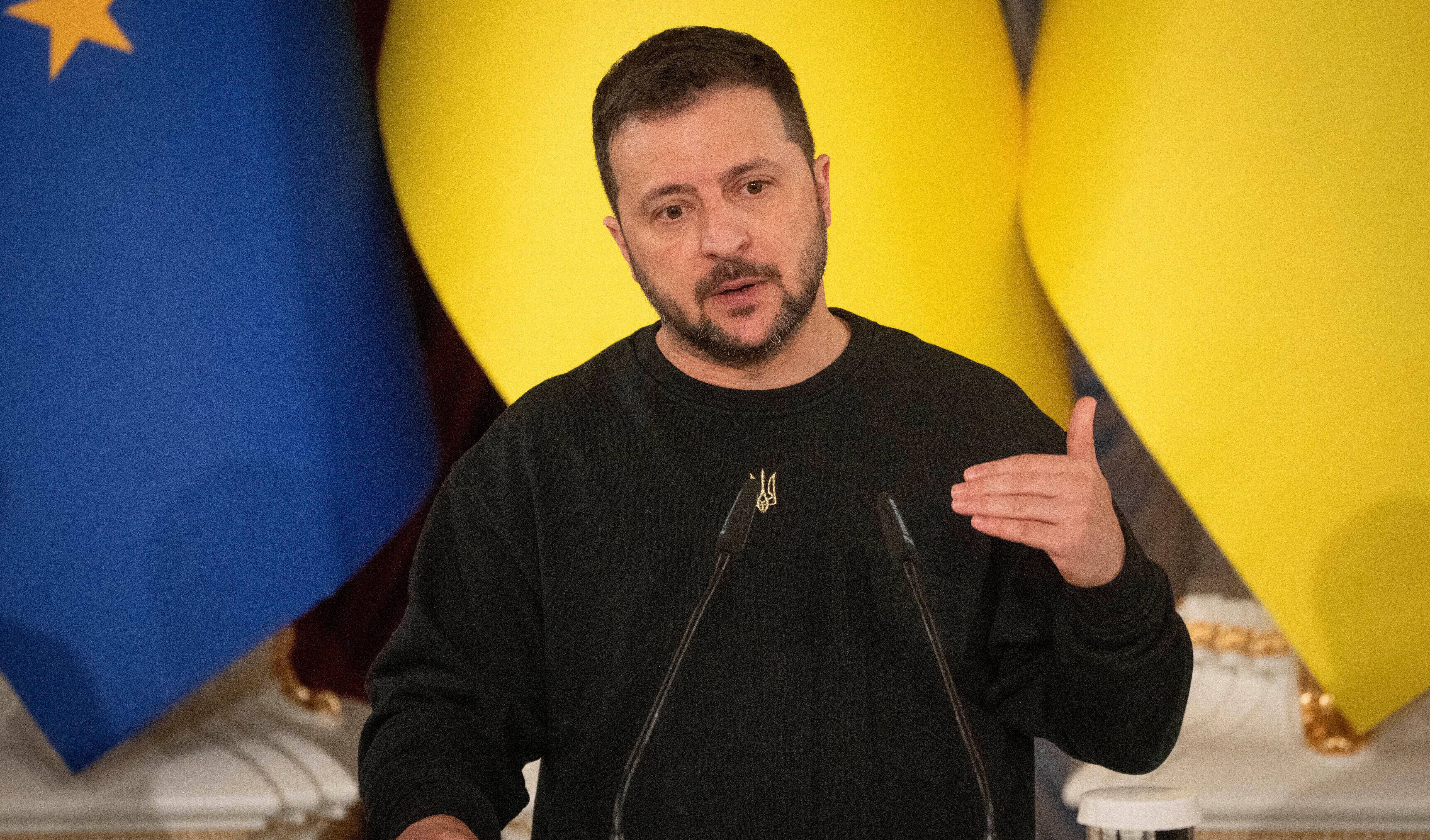 Zelensky: "A est le truppe ucraine affrontano una difficile difesa con il freddo pungente"