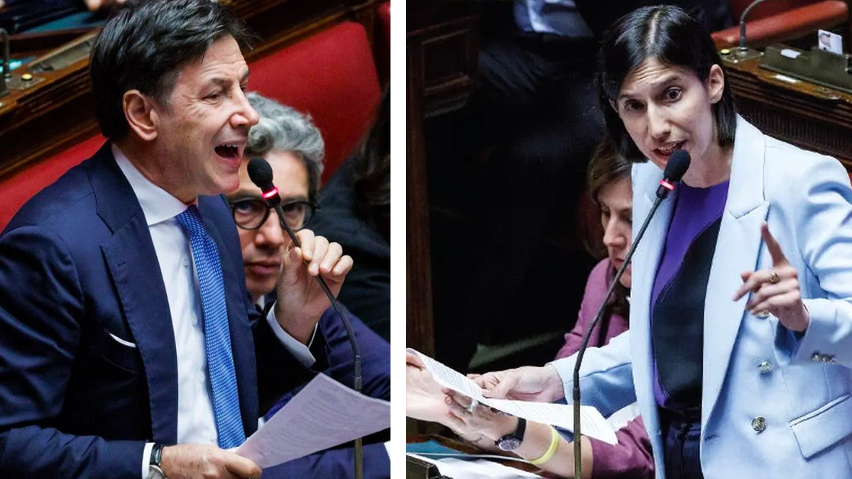 Salario minimo, l'opposizione protesta in Aula: Conte strappa il testo di legge, Schlein ritira la sua firma