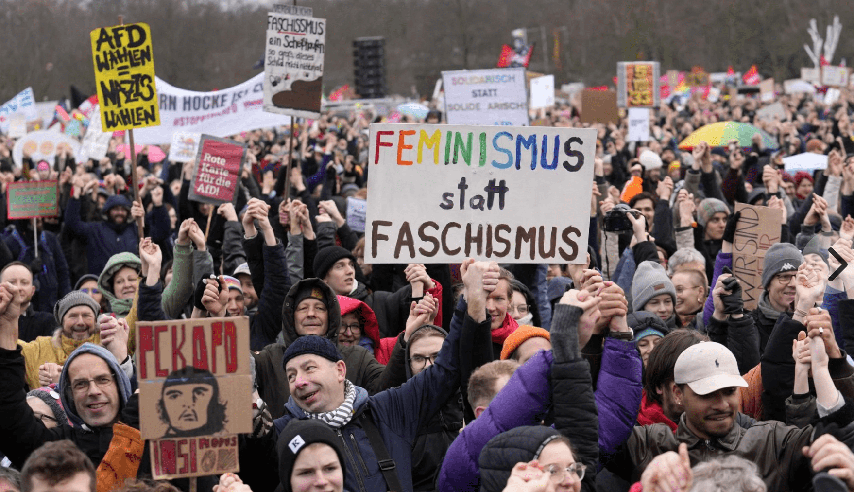 Germania: altre tre grandi manifestazioni contro l'estrema destra