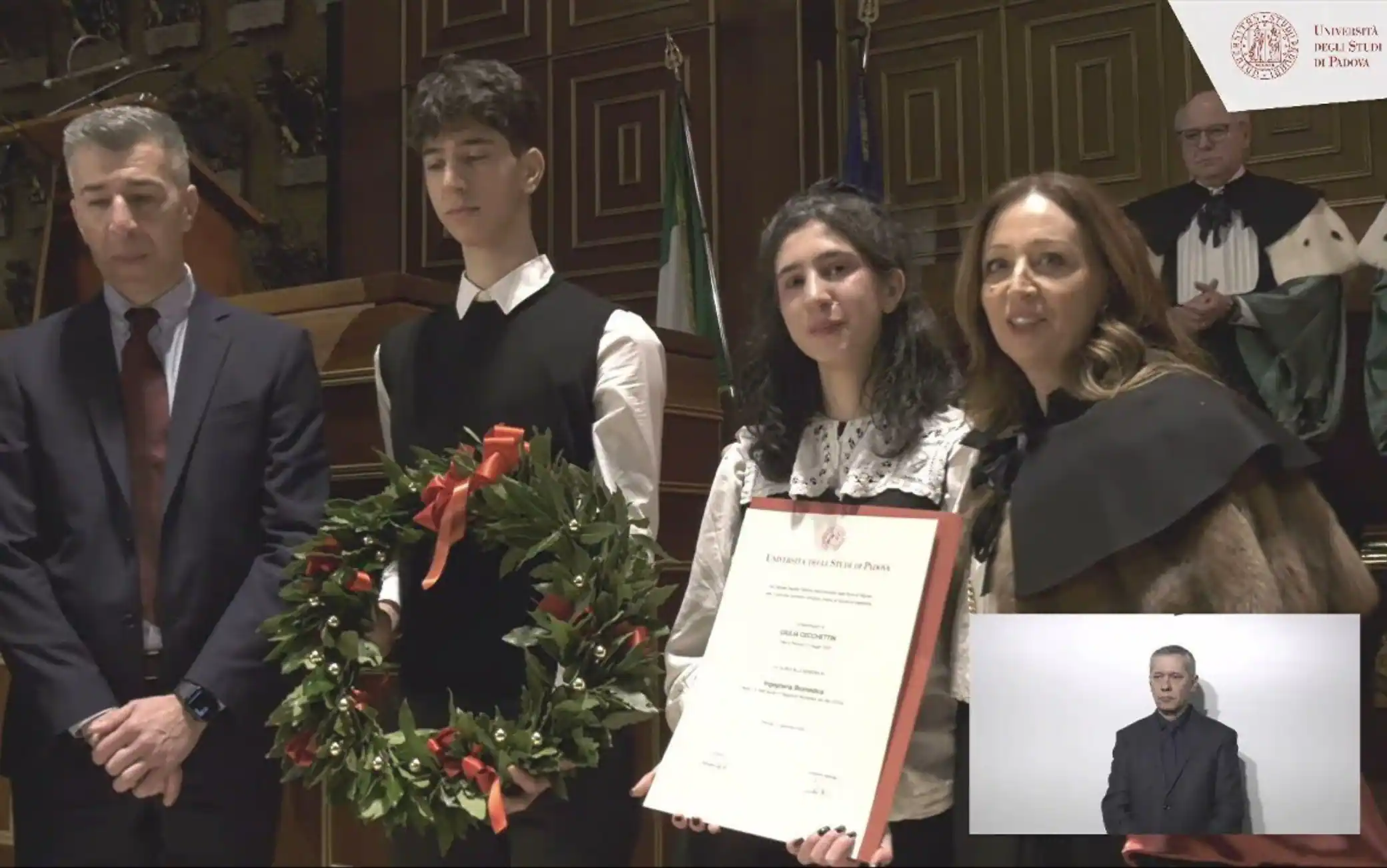 Giulia Cecchettin, l'Università di Padova le ha conferito la laurea in ingegneria biomedica