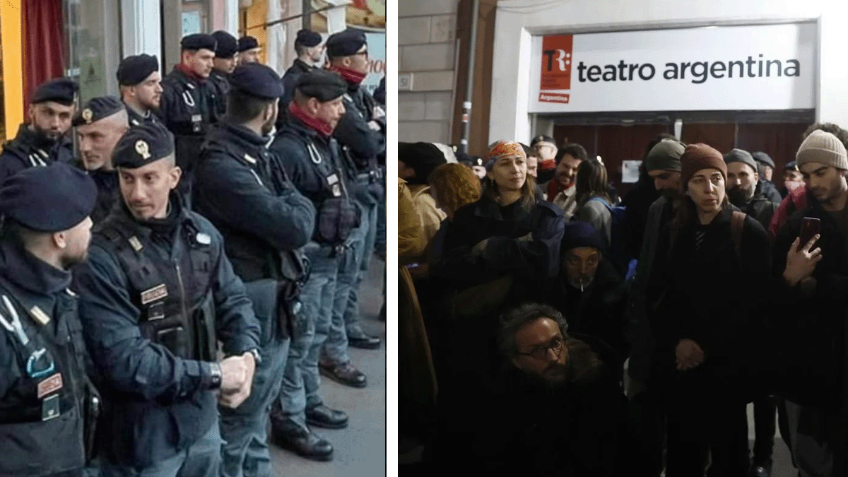 La polizia identifica chi volantina davanti ai Teatri India e Argentina, scoppia la polemica politica