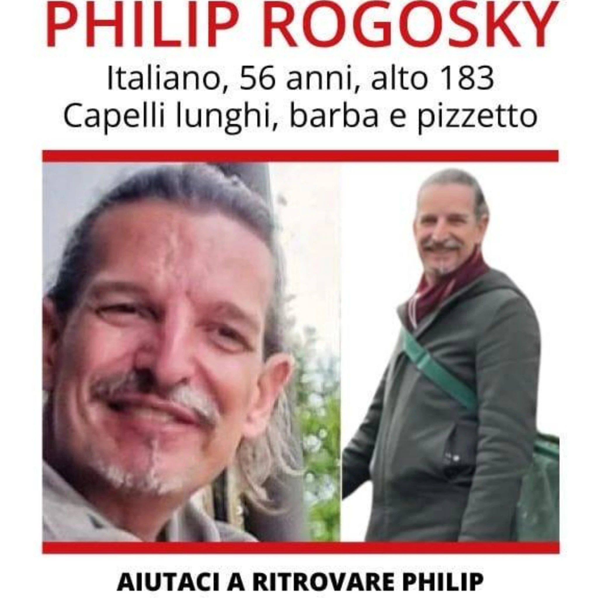 Trovato morto Philip Rogosky, il produttore cinematografico sparito 2 mesi fa: si indaga sulle cause