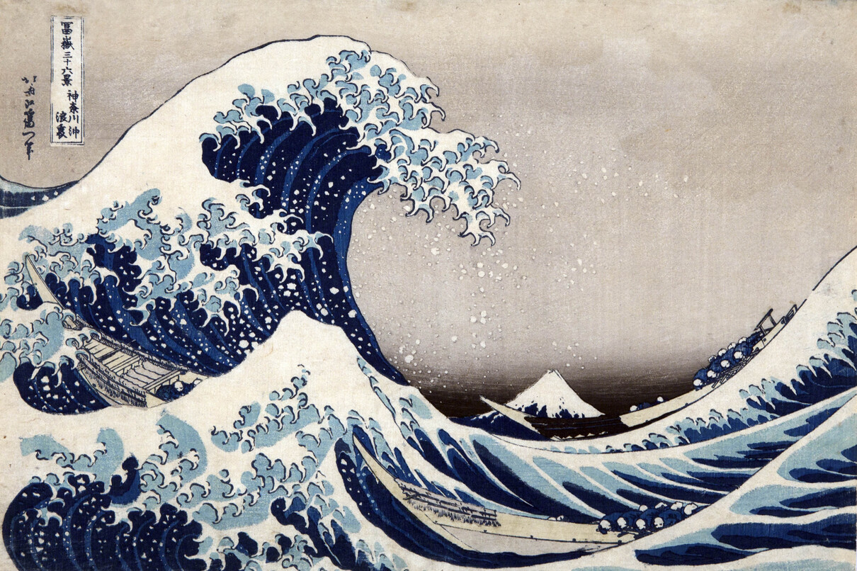 Mostra Ukiyoe a Palazzo Braschi di Alessia de Antoniis - Katsushika Hokusai_La Grande Onda presso la costa di Kanagawa