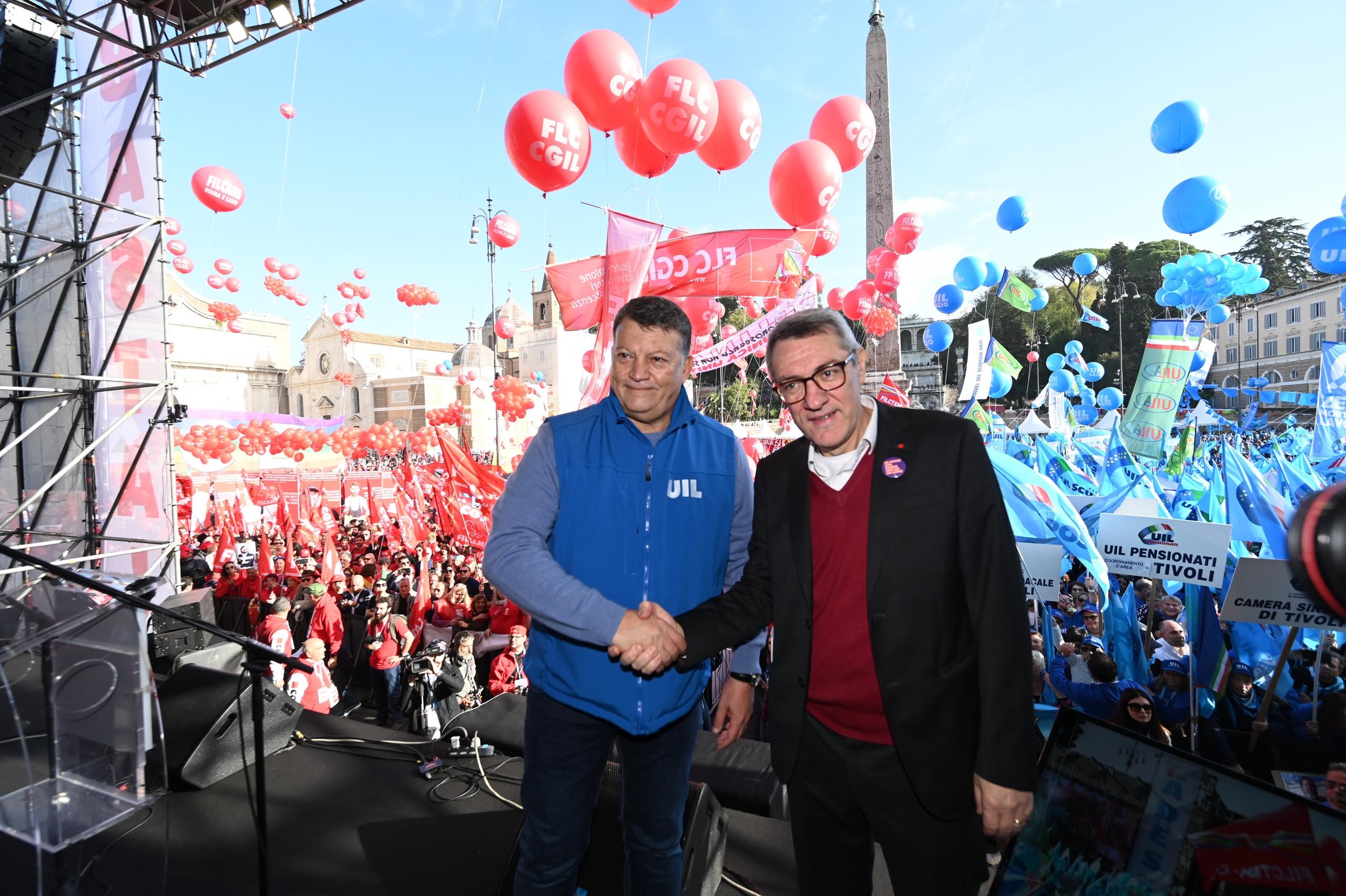 Landini e Bombardieri: "Il Primo Maggio si parli di lavoro e pace, si torni a investire sulla qualità di vita"