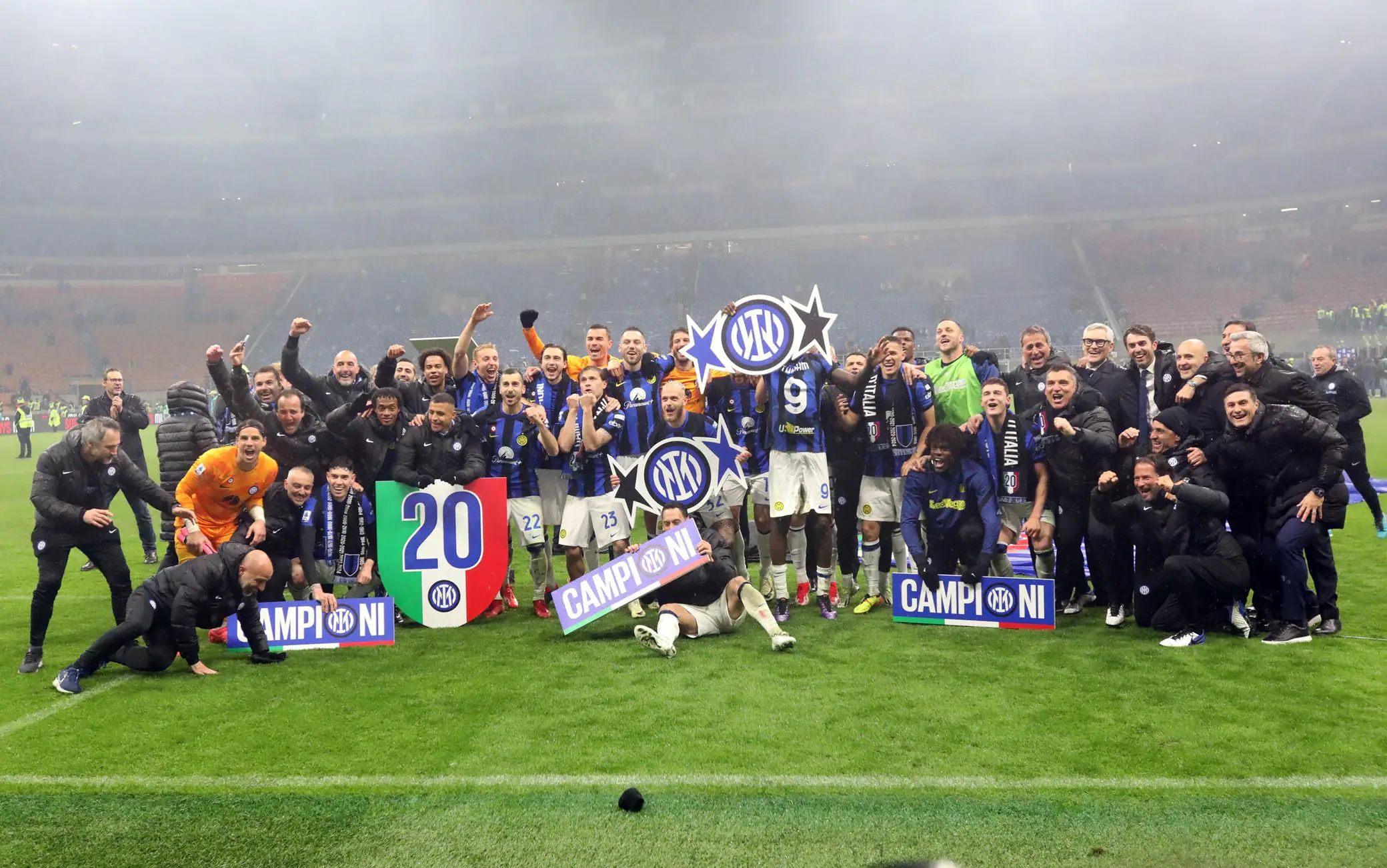 L'Inter è Campione d'Italia, i nerazzurri vincono il 20esimo Scudetto della loro storia nel derby contro il Milan