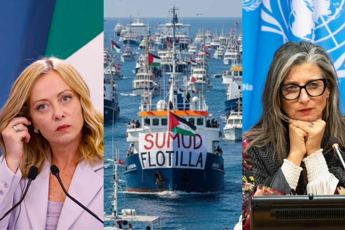 "C'è già un'incoerenza", il commento di Albanese su Meloni. Online il tracker della missione