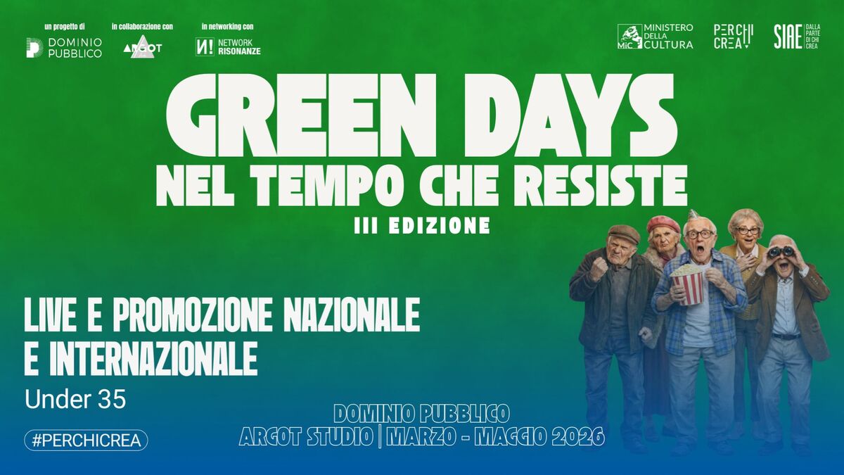 Green Days all&rsquo;Argot Studio di Roma fino al 31 maggio