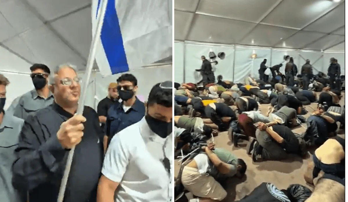 Attivisti bendati e umiliati ad Ashdod, la vergogna di Israele esibita come propaganda da Ben Gvir