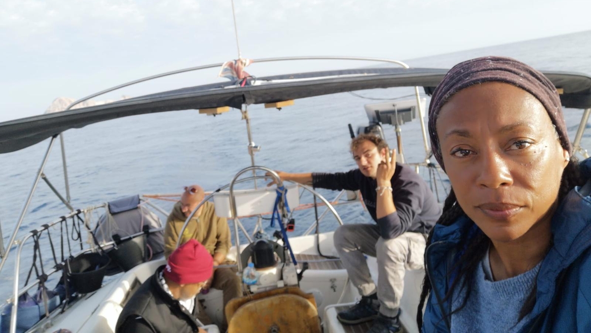 1200 antonella bundu sulla flotilla Antonella Bundu, Global Sumud Flotilla