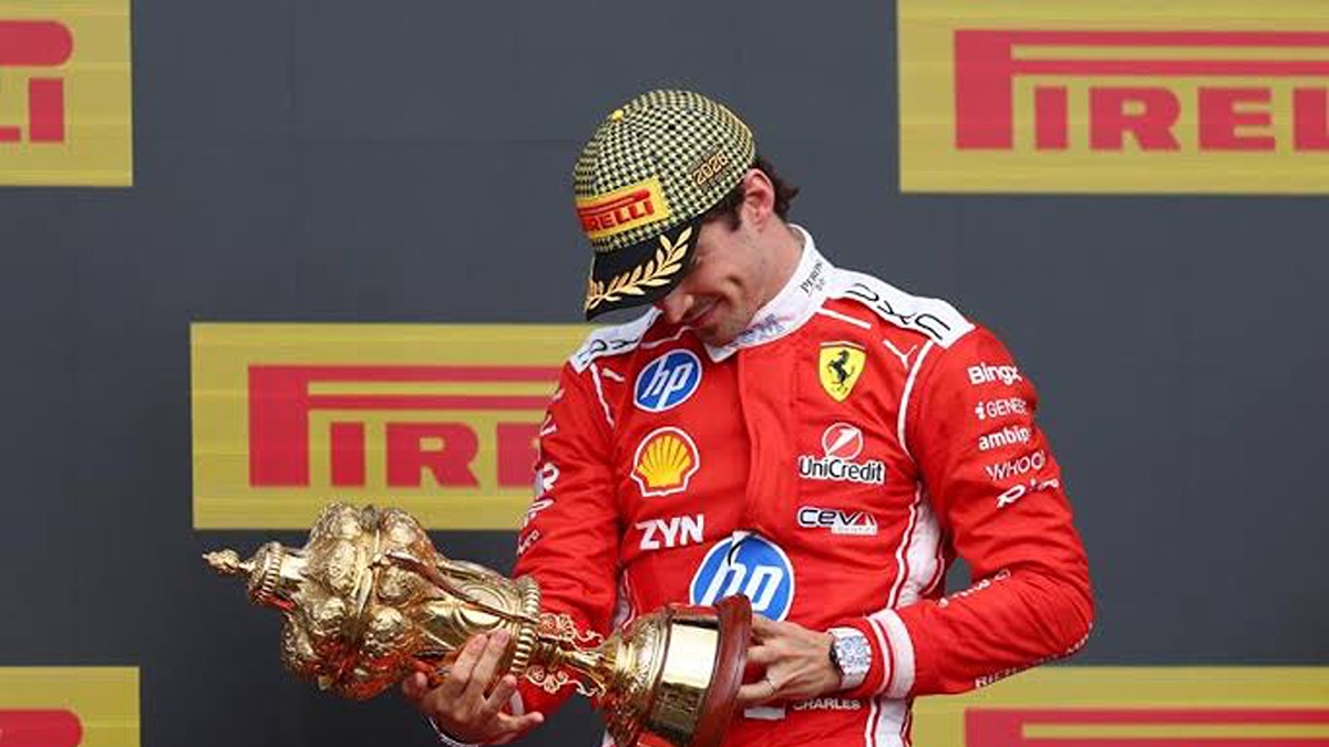 Silverstone sorride alla Ferrari: Charles Leclerc torna sul gradino più alto del podio
