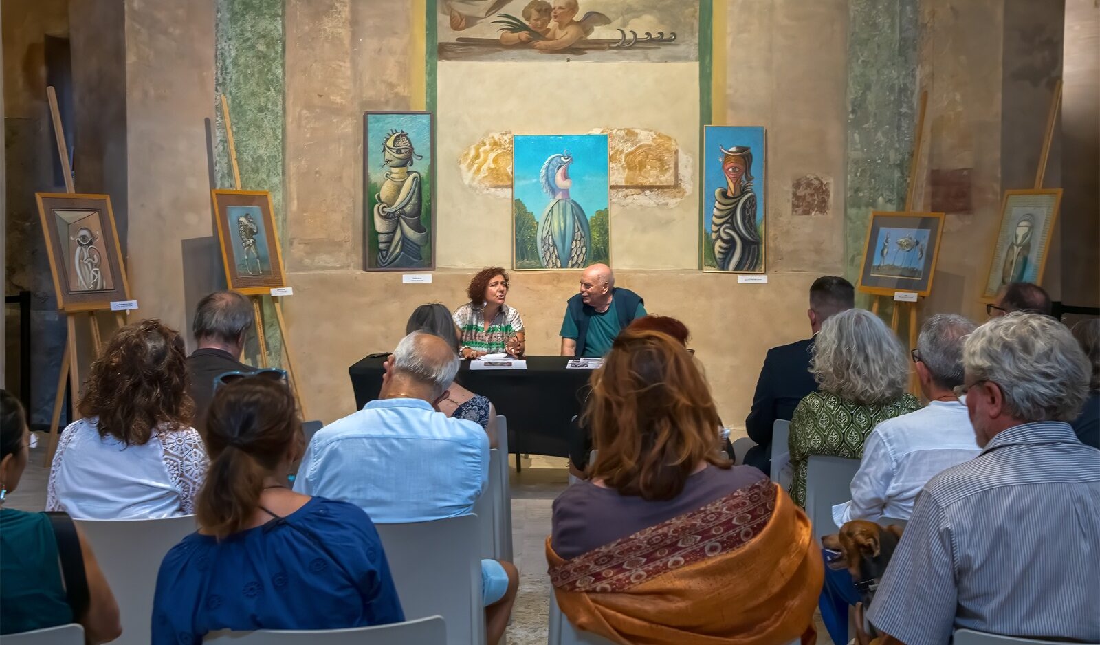 Gli Archetipi” di Placido Scandurra: arte, natura e inconscio in mostra nella Chiesa di San Vincenzo a Tivoli