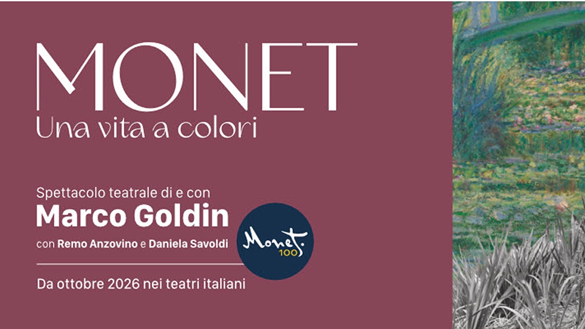 (2) WhatsApp “Monet, una vita a colori”: Goldin porta sul palco la vita del grande impressionista